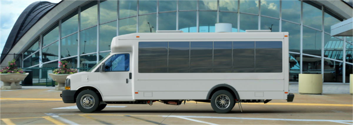 Figure 1-13 Electric passenger shuttle bus Figure 1-13 Electric passenger shuttle bus